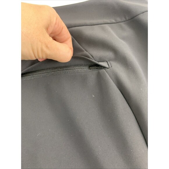 Athleta Stellar Straight Crop Pant Black Zip 657550 Pockets Womens Plus 26 - Picture 15 of 15